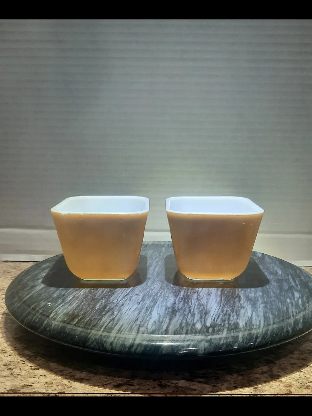 Two Pyrex Woodland 501 Refrigerator Dishes